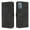 Black, variant on Phone Case for Motorola Moto G30/G20/G10 Kickstand Wallet Magnetic Card Slots Cover Flip Folio
