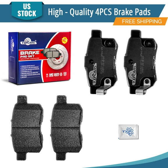 YXPCARS 4PCS Rear Brake Pads Set, D1451 Ceramic Pdas for Honda Accord 2008-2017 Acura TSX 2009-2014