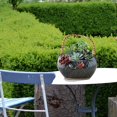 thumbnail image 4 of MesaSe Ceramic Plant Pot Rattan Handheld Succulent Pots Planter For All Indoor Plants Flowers, 4 of 9