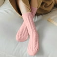 thumbnail image 4 of hotojiny Women's Fuzzy Socks Cozy Fluffy Soft Boot Socks per Socks Fall Gifts Winter Warm Plush Comfort Crew Socks, 4 of 7