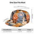 thumbnail image 4 of Kdxio Cute Cat Paw Print Snapback Hat for Men Women,Adjustable Baseball Cap, 4 of 7