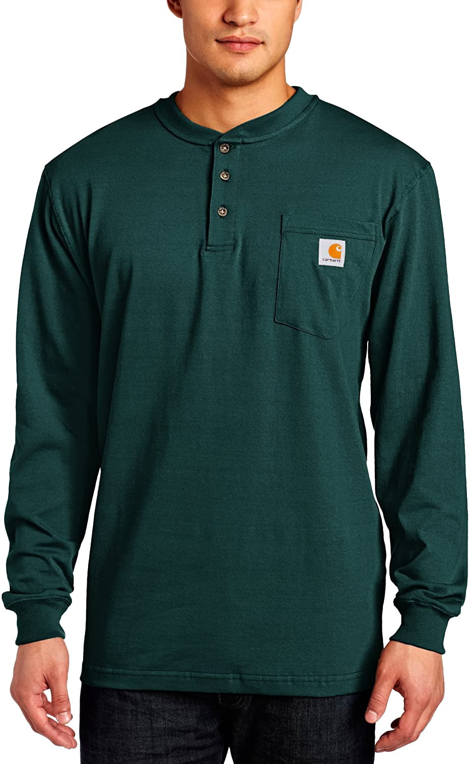 Long Sleeve Henley Midweight Jersey 