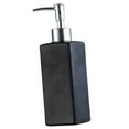 thumbnail image 4 of Botella dispensadora de loción de vidrio con bomba, botella de lujo para gel de ducha y champú, recargable. Negro, 4 of 6
