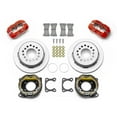 thumbnail image 4 of Wilwood Superlite 13" Front & 11" Rear Big Brake Kit Combo With 2" Drop Spindle PB-Cable Brake Lines & Fluid Slotted Front Rotors Red Calipers For 1964-1974 GM A/F/X Body 12 Bolt w/C-Clips 2.75/2.81", 4 of 6