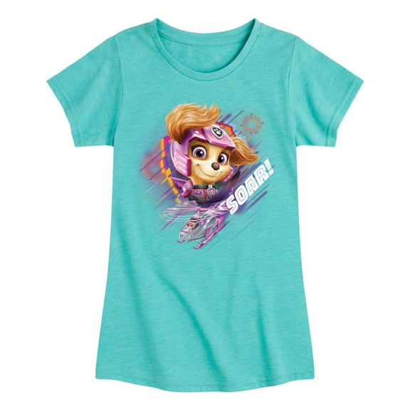 Paw Patrol - Skye Soar - Toddler And Youth Girls Short Sleeve Graphic T-Shirt