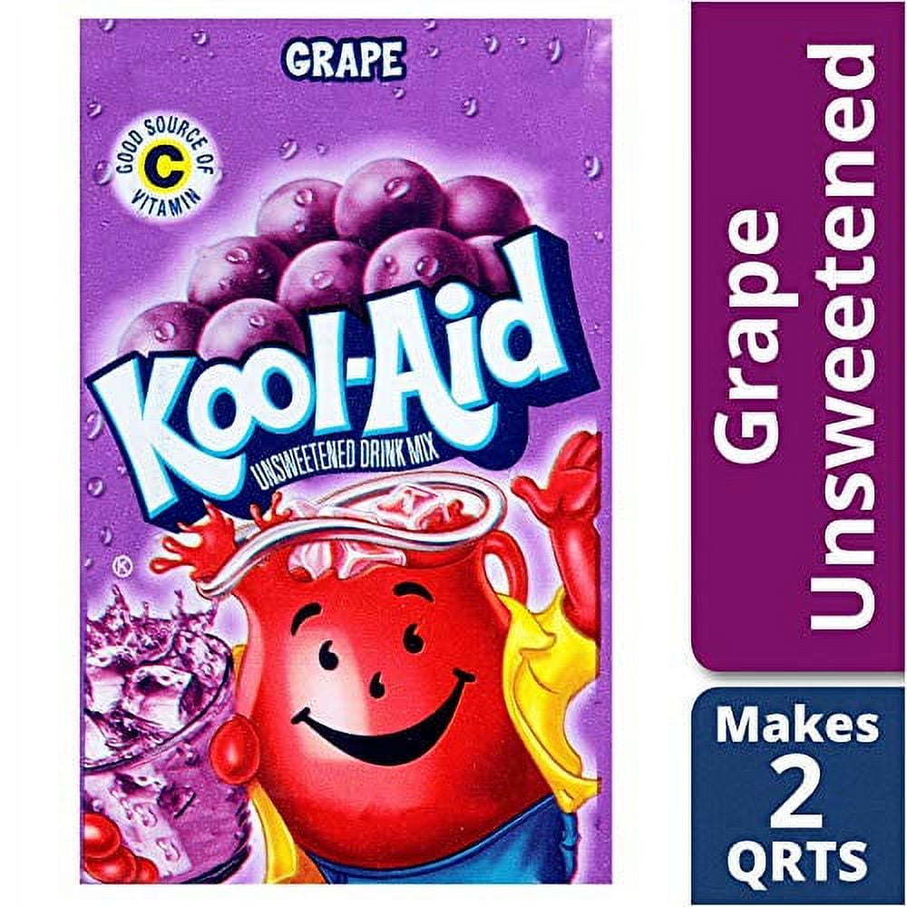 Grape Unsweetened Soft Drink Mix, 0.14 Ounce (Pack of 50)