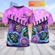thumbnail image 2 of PLstar Cosmos-Camiseta de dardos con nombre personalizado para hombre, camisa con estampado 3D, de manga corta, informal, Unisex, DW82Adult size S Gao Jinjia LED, 2 of 2