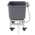 thumbnail image 5 of 9.92lbs Gray Portable Floor Freestanding Utility Mop Sink Large Capacity Mop Bucket with 4 Wheels for Commercial Buildings,Mud Rooms,and Basement Workshops, 5 of 12