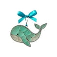 thumbnail image 2 of 3D Handmade Sea Glass Sea Ornament, Sea-Inspired Memorial Hanging Decoration, Coastal Christmas Tree Hanging Pendant, Xmas Holiday Home Decor Gift (3D-Whale), 2 of 10