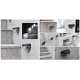 thumbnail image 4 of Juego de 4 luces LED solares de pared, color blanco cálido, para exteriores, impermeables IP65, iluminación decorativa de pared, para vallas, patios, jardines, puertas de entrada, escaleras, patios y, 4 of 5