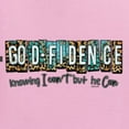 thumbnail image 6 of Wild Bobby Godfidence- Knowing I Can't But He Can Blue and Brown Cheetah Print Inspirational/Christian Women Graphic Tee, Light Pink, XX-Large, 6 of 6