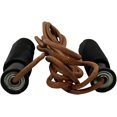 thumbnail image 4 of AMBER Sports Top Leather Jump Rope with Foam Handles, 4 of 6