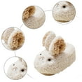 thumbnail image 2 of BOBOGOJP Toddler Rabbit Winter Slippers - Soft Plush Indoor Bunny Slippers for Girls & Boys White for Size 9, 2 of 5