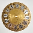 thumbnail image 4 of 7 In Diameters 180mm Vintage Aluminium Metal Wall Clock Dial Face Roman Numeral, 4 of 5