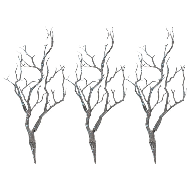 Shisuyan 3pcs Lifelike Artificial Tree Branch Prop Living Room Flower Arrangement Decor Fake Branch Model