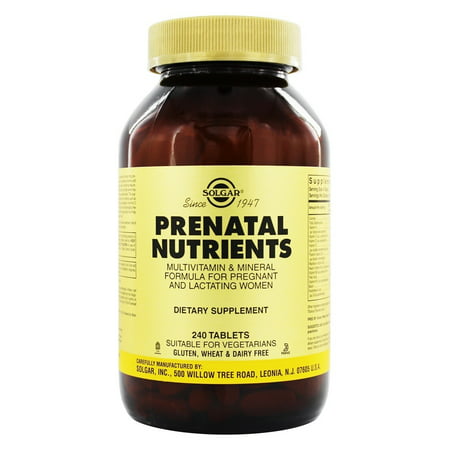 Solgar - Nutriments prénatale - 240 comprimés