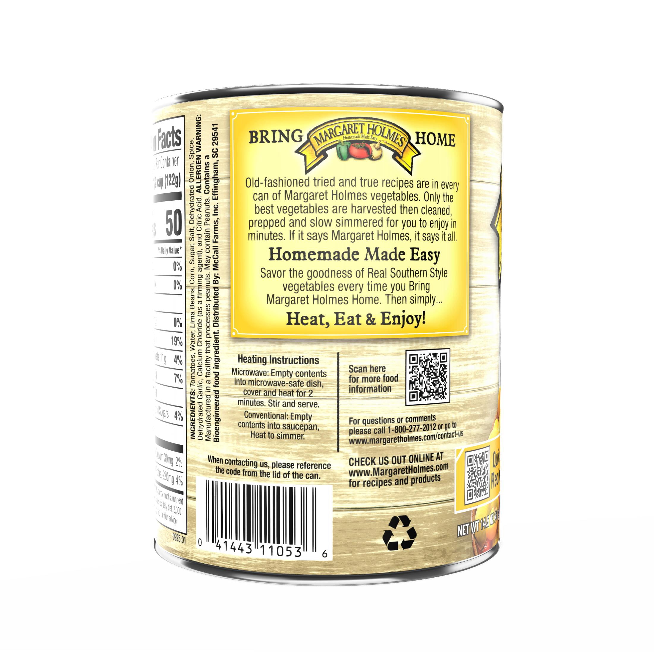 Margaret Holmes Triple Succotash, 14.5 oz., Can