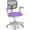 Purple, variant on Favory Desk Chair, Ergonomic Adjustable Rolling Chair with Footrest & Flip-up Armrest, Mesh Office Chair with Universal Wheels, Computer Chair for Boys & Girls, Pink