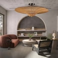 thumbnail image 4 of UEEYAC Southeast Asian Rattan Ceiling Lamps Retro Wabi-sabi Living room Chandelier, 4 of 16