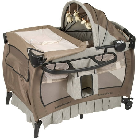 Baby Trend Deluxe II Nursery Center Playard, (Best Play Yards With Bassinet)