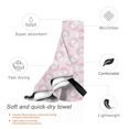 thumbnail image 3 of Balery Cute Rabbit Print Towels - Luxurious Jumbo Bath Sheet - Highly Absorbent and Quick Dry Extra Large Bath Towel - Super Soft Hotel Quality Towel-31.5"x63", 3 of 8