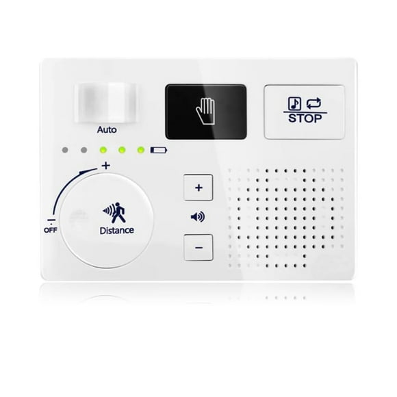 KiaoTime Bathroom White Noise Machine for Bathroom Privacy Motion Activated, Bathroom Noise Blocker - Sound Machine of Running Water Masks The Sound of Toilet Bathroom Restroom