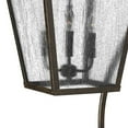 thumbnail image 3 of 4 Light Extra Large Outdoor Wall Lantern with Scroll in Traditional Style 16 inches Wide By 52 inches High-Aged Zinc Finish-Incandescent Lamping Type, 3 of 8