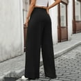 thumbnail image 6 of KyCheLot Womens Wide Leg Lounge Pants Comfy Ribbed Knit Loose Soft Casual Pants with Pockets Winter Fall, 6 of 6