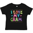 thumbnail image 3 of Inktastic I Love My Gram for Grandkids Girls Baby T-Shirt, 3 of 5