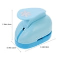 thumbnail image 2 of Mobutofu DIY Craft Paper Punch for Creative Projects with Sturdy Plastic Construction and Multi Color 2pcs Set, 2 of 8