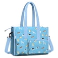 thumbnail image 2 of Teacher Tote Bag,Kirky Hasky Dalmatian Teacher Utility Tote Bag,Large Work Tote Bags for Women with Multiple Pockets,Top Zipper Closure,13.8x10.6x6.7 Inch, 2 of 5