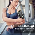 thumbnail image 4 of JUNWELL Clear Running Phone Holder Armband  Sports Armband Case for iPhone 15 14 13 Pro Max 12 11 Plus Samsung Android  Universal Arm Bands Bag with Key Card Pocket for Exercise Walking W, 4 of 6