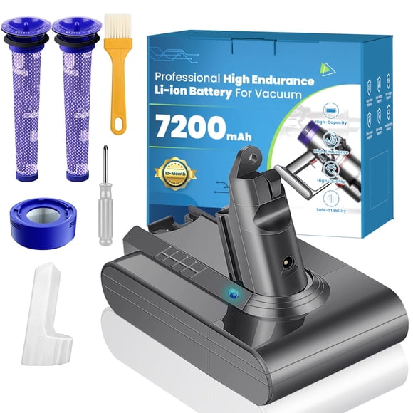Batería OHZHAO V6 7200 mAh 25,2 V de repuesto para Dyson V6