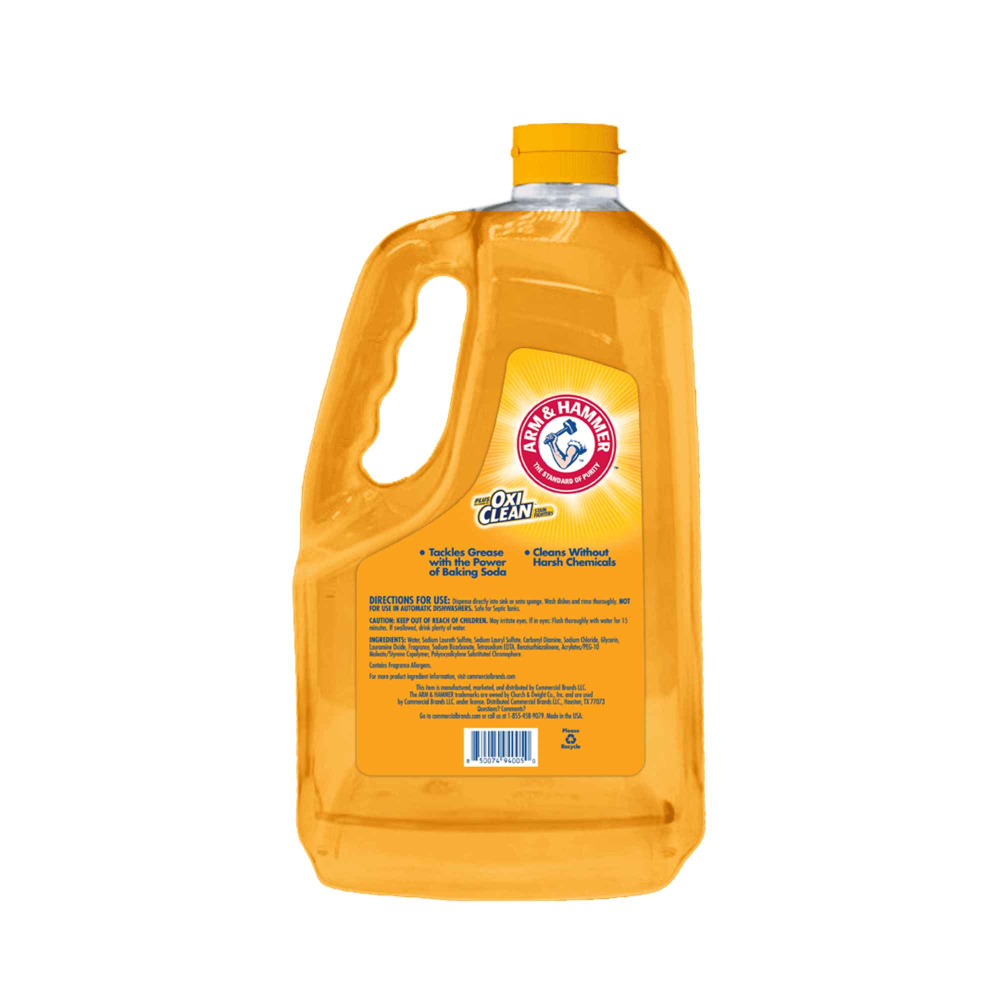 Arm & Hammer + Oxi Clean Ultra Dish Liquid Soap, Fresh Citrus, 115 oz
