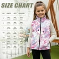 thumbnail image 7 of Pzuqiu Axolotl Girls Sleeveless Vest Comfortable Vest Zip Up Sleeveless for Girl Practical Fall Winter Warm Outerwear With Pockets Personalized Casual Clothes for Girls 11-12, 7 of 7