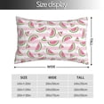 thumbnail image 2 of Pofeuu Watermelon Print Polyester Microfiber Plush Pillowcases, Super Soft and Cozy Pillow Case Covers with Envelop Closure（Pillow core not included）-20"x30", 2 of 6
