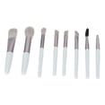 thumbnail image 5 of Juego de 8 brochas de maquillaje, cosméticas de primera calidad, sombras de ojos profesionales, brochas para cejas para maquillaje diario, gris, 5 of 5