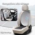 thumbnail image 6 of for SUBARU FORESTER 2017 Car Seat Cover, Gray Car Seat Covers, Waterproof PU Leather Full Set of 5 Seats Easy to Clean and Install Beautify Interior, Airbag-Compatible, 6 of 9