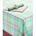 thumbnail image 2 of DII Easter Basket Plaid Kitchen Tablecloth, 52"x52", 100% Cotton, Multiple Sizes/Shapes, 2 of 3