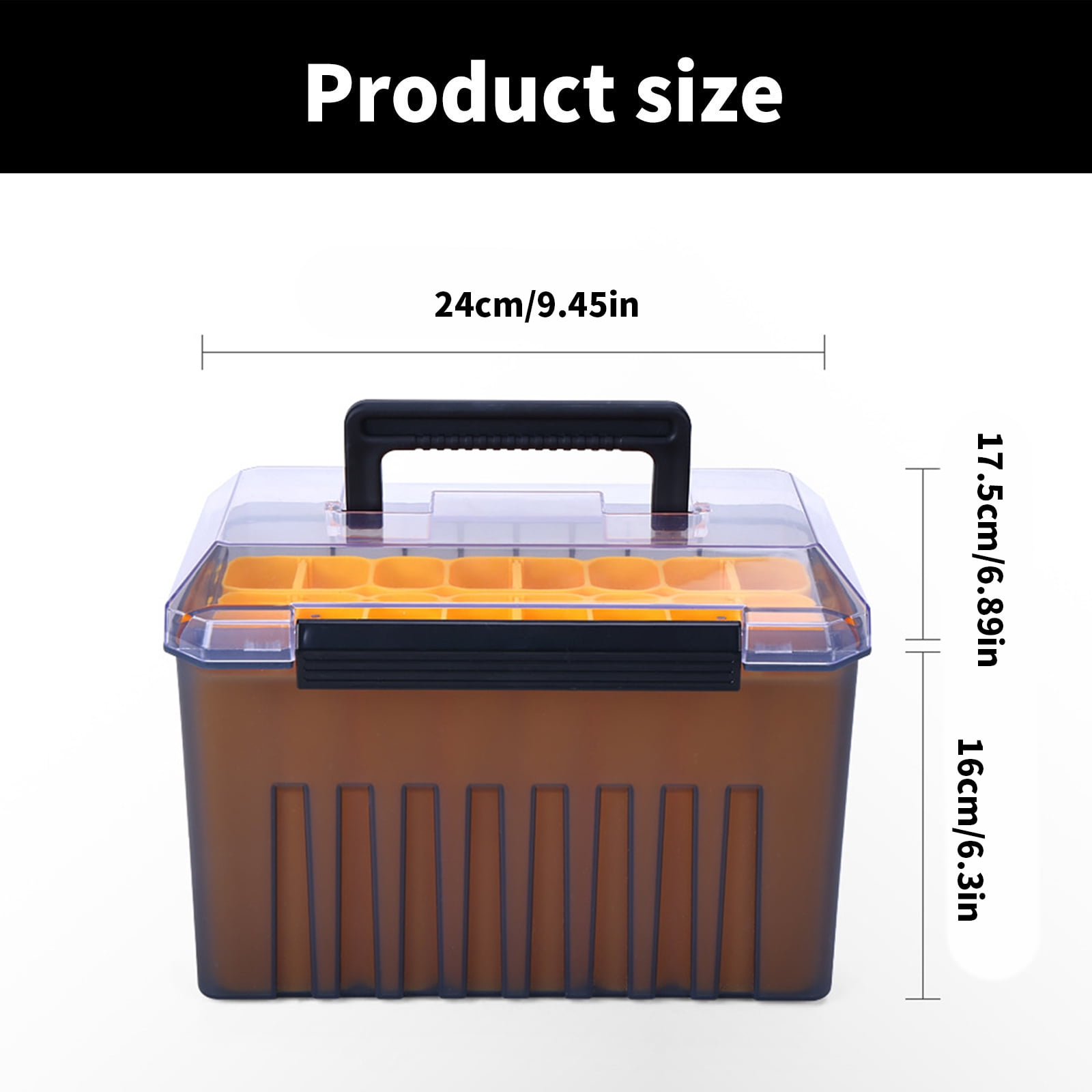 Shrimp Fishing Baits Storage Box Thickened Hard Squid Hook Tackle Lure Organizers Light Weights Fishing Tackle Box