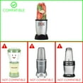 thumbnail image 5 of Cross Blade and 2 Pack Tall Cup Replacement Part Combo compatible with Magic Bullet MB1001 250W Blenders, 5 of 6