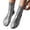 Silver, variant on Crew Socks Reinforced Toes Crew Socks tie dye softball socks shin guard sleeves Casual Athletic Socks Colorful ruffle socks tie dye socks Sport Socks Ankle Crew Sock Silver One Size