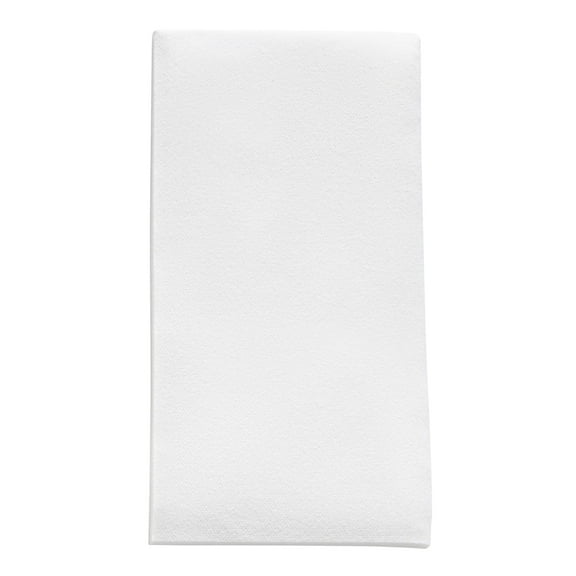 Smarty 1 Ply White Linen-Like Premium Paper Buffet Napkins 288ct