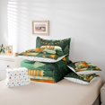 thumbnail image 6 of Catabedysis Modern Colorful Camper 7 Pieces Full Size Bedding Sets,Cartoon Camping Print Full Size Bed in a Bag For Boys,Multicolor,Polkadot Reversible, 6 of 7