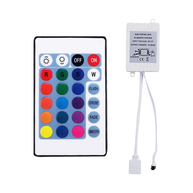 Mando a distancia de 12 V CC teclas con regulador de intensidad de Control, accesorios de iluminación, conectores, suministros de repuesto para t Yuyangstore Mando a distancia por infrarrojos