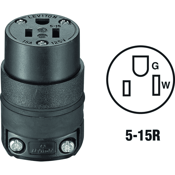 10-pack Leviton 515CR, 10 Pack, Black — Residential Use, Standard Application