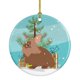 thumbnail image 1 of Adorno navideño de cerámica de conejo cabeza de león de Caroline's Treasures Caroline's Treasures BB9327CO1, 1 of 1