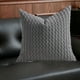 thumbnail image 5 of Funda de almohada navideña 3D - Funda de almohada de sofá mullida 45x45cm, cojín decorativo navideño para cama y sofá - Poliéster, naranja, amarillo, gris azul, caqui, 5 of 6