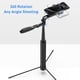 thumbnail image 3 of Trípode de metal de 72 pulgadas y palo selfie para teléfono celular y cámara, trípode de viaje portátil, control remoto recargable, rotación de 360°, compatible con iPhone y Android y cámara, negro, 3 of 5