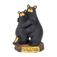 thumbnail image 2 of BearFoots Forever and Always Wedding Anniversary Black Bear Couple Figurine, 2 of 3